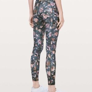 🍋Lululemon Floral High-Waisted Leggings